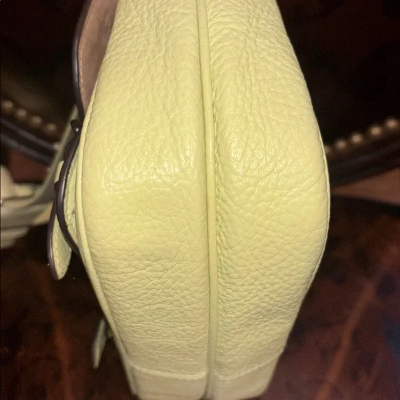 Coach Lucy Small Messenger Bag Crossbody EUC Pale Lime - Picture 11 of 11